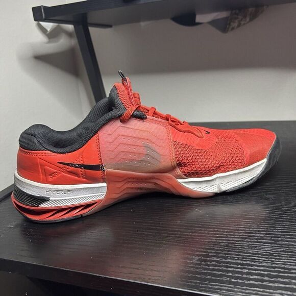 Nike Shoes Mens 12 Red Metcon 7 Chile Red Athletic Workout Running CZ8281-606 - Picture 5 of 10